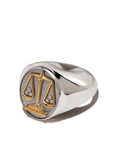 Foundrae перстень Libra из белого и желтого золота