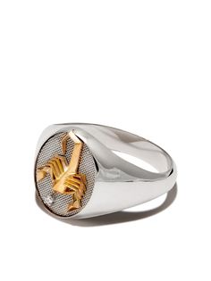 Foundrae перстень Scorpio из белого и желтого золота