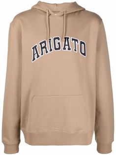 Axel Arigato худи из органического хлопка с вышитым логотипом