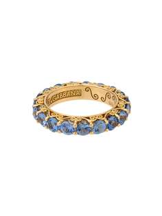 Dolce & Gabbana кольцо Heritage из желтого золота с сапфиром