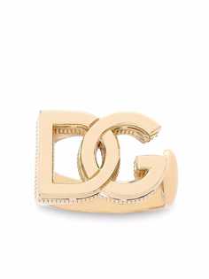 Dolce & Gabbana кольцо из желтого золота с логотипом