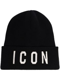 Dsquared2 шапка бини с вышивкой Icon