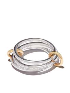 Spinelli Kilcollin кольцо Hume из белого и желтого золота с бриллиантами