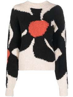 Paloma Wool джемпер вязки интарсия с цветочным узором