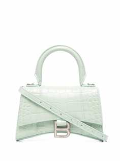 Balenciaga сумка-тоут Hourglass с тиснением под кожу крокодила
