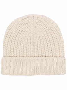 Paura шерстяная шапка бини в рубчик