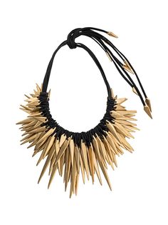 Monies spike necklace