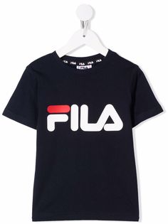 Fila Kids футболка из органического хлопка с логотипом