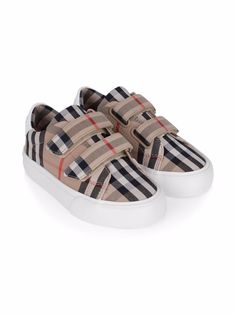 Burberry Kids кеды в клетку Vintage Check