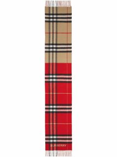 Burberry кашемировый шарф в клетку Vintage Check