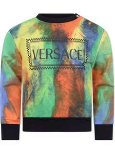 Versace Kids толстовка с графичным принтом и логотипом