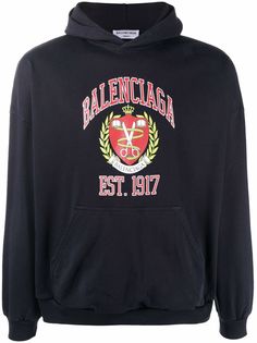 Balenciaga худи с принтом
