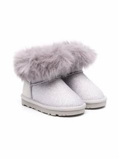 Monnalisa ботинки с блестками