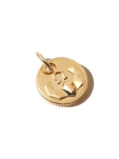 Foundrae мини-подвеска Protection из желтого золота