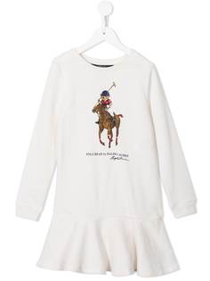 Ralph Lauren Kids платье-джемпер Polo Pony