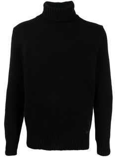 Polo Ralph Lauren джемпер в рубчик с высоким воротником