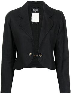 Chanel Pre-Owned укороченный пиджак 1994-го года с цепочкой