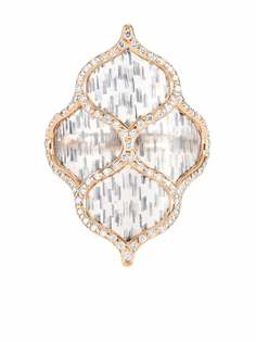 Boghossian кольцо Titanium Fiber из розового золота с бриллиантами