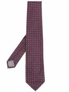 Borrelli шерстяной галстук с геометричным принтом