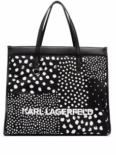 Karl Lagerfeld сумка-тоут K/Skuare с принтом