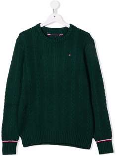 Tommy Hilfiger Junior джемпер фактурной вязки