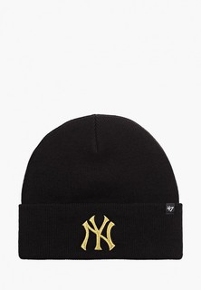 Шапка 47 Brand MLB New York Yankees HAYMAKER CUFF KNIT METALLIC