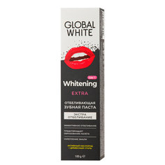 Паста зубная GLOBAL WHITE EXTRA WHITENING с углем и активным кислородом 100 г