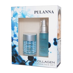 Подарочный набор средств для лица-Collagen Cosmetics Set, серия Коллаген Pulanna