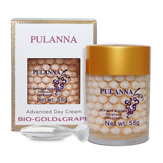 Дневной защитный крем-Bio-gold & Grape Advanced Day Cream, серия Био-Золото и Виноград Pulanna