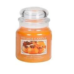 Ароматическая свеча "Orange Cinnamon", средняя Village Candle