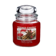 Ароматическая свеча "Red Hot Cinnamon", средняя Village Candle