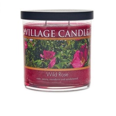 Ароматическая свеча "Wild Rose", стакан, маленькая Village Candle