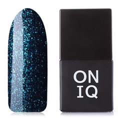 ONIQ, Гель-лак Eve №128, Deep Green Glitter