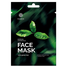 Fabrik Cosmetology, Тканевая маска с зеленым чаем