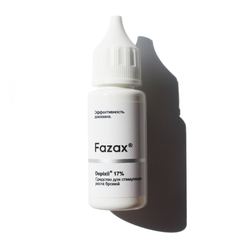 Fazax, Средство для стимуляции роста бровей Depixil 17%, 20 мл
