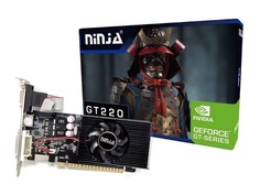Видеокарта Sinotex Ninja GeForce GT 220 625MHz PCI-E 2.0 1024Mb 1300MHz 128-bit VGA DVI HDMI NH22NP013F