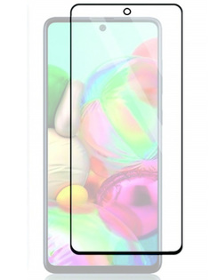 Защитное стекло LuxCase для Samsung Galaxy M52 2.5D 0.33mm Full Glue Black Frame 78537