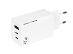 Зарядное устройство Barn&Hollis B&H-55 USB + Type-C QC 3.0 + PD65 White УТ000027039