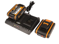 Зарядное устройство Worx WA3869 2x2Ah 20V