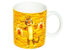 Кружка Olaff Золотой тигр 350ml 213-08054