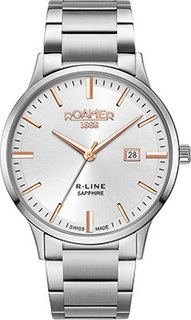 Швейцарские наручные мужские часы Roamer 718.833.41.15.70. Коллекция R-Line Classic