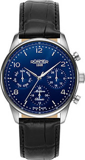 Швейцарские наручные мужские часы Roamer 509.902.41.44.02. Коллекция Modern Classic