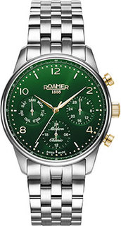 Швейцарские наручные мужские часы Roamer 509.902.47.74.20. Коллекция Modern Classic