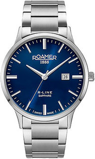 Швейцарские наручные мужские часы Roamer 718.833.41.45.70. Коллекция R-Line Classic