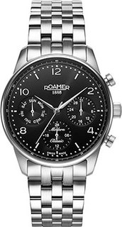 Швейцарские наручные мужские часы Roamer 509.902.41.54.20. Коллекция Modern Classic