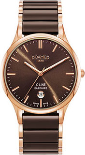 Швейцарские наручные мужские часы Roamer 658.833.49.65.63. Коллекция C-Line