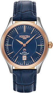 Швейцарские наручные мужские часы Roamer 703.660.49.45.07. Коллекция Rotopower