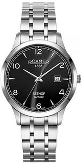 Швейцарские наручные мужские часы Roamer 509.833.41.54.20. Коллекция Seehof