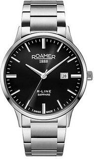 Швейцарские наручные мужские часы Roamer 718.833.41.55.70. Коллекция R-Line Classic