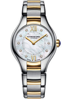 Швейцарские наручные женские часы Raymond weil 5124-STP-00985. Коллекция Noemia